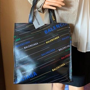 NEW Balenciaga Small Market Logo Tote